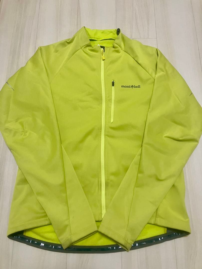 モンベル クリマバリア サイクルジャケット XL イエロー