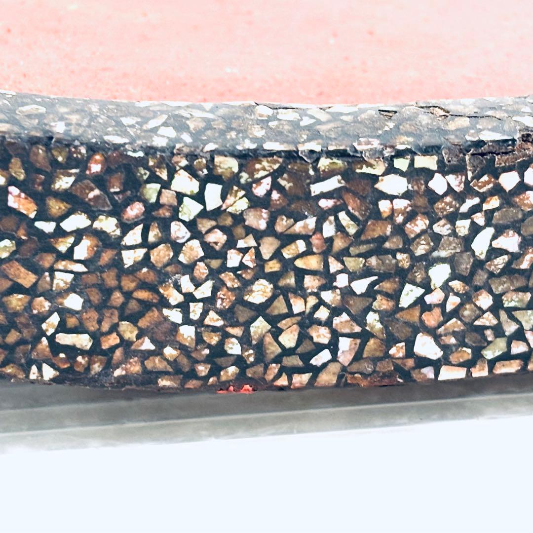 【希少品】鎧　あぶみ　馬具　武具　江戸時代　螺鈿　家紋　古鉄地　古美術　時代物