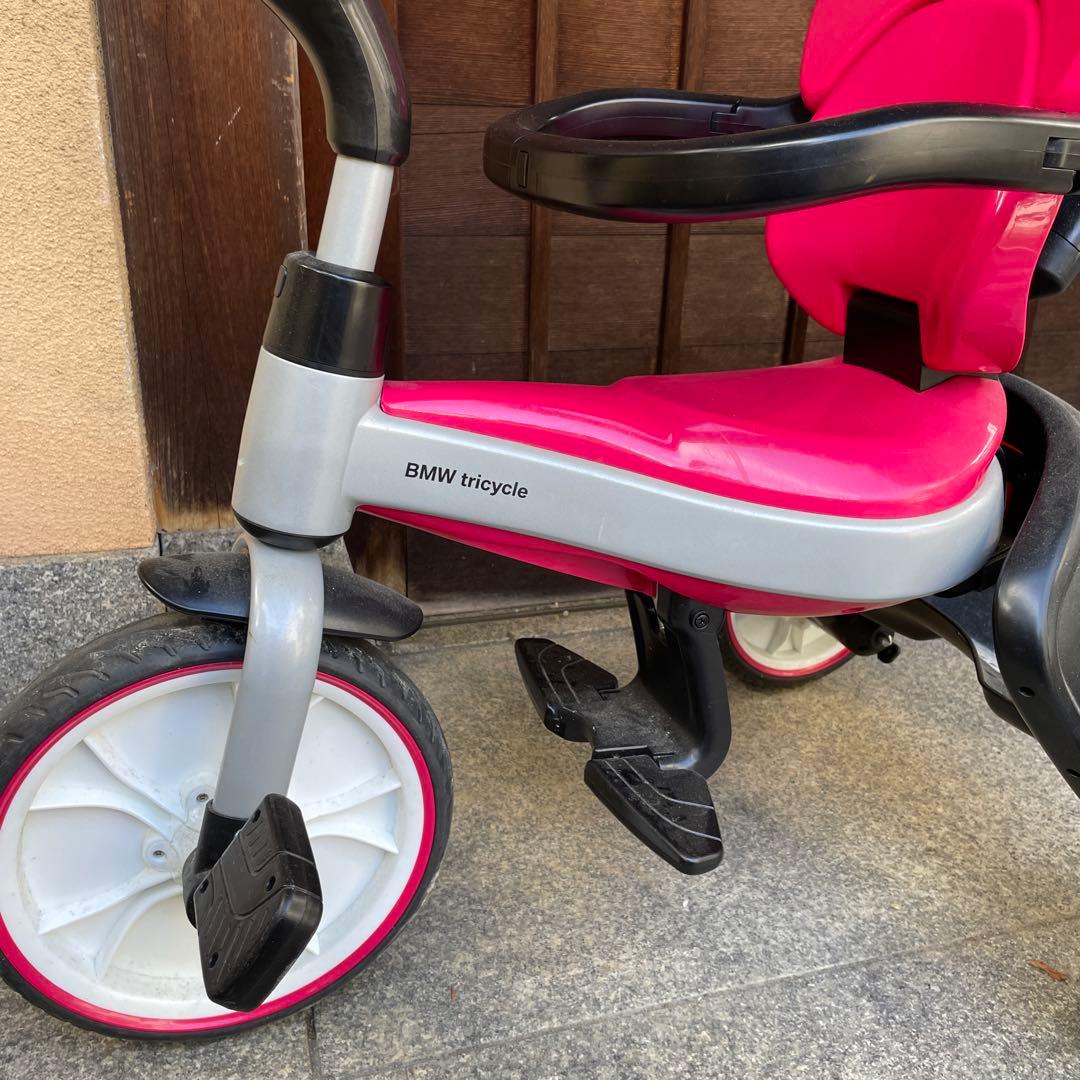  三輪車 ピンク 日よけ付き　正規ライセンス