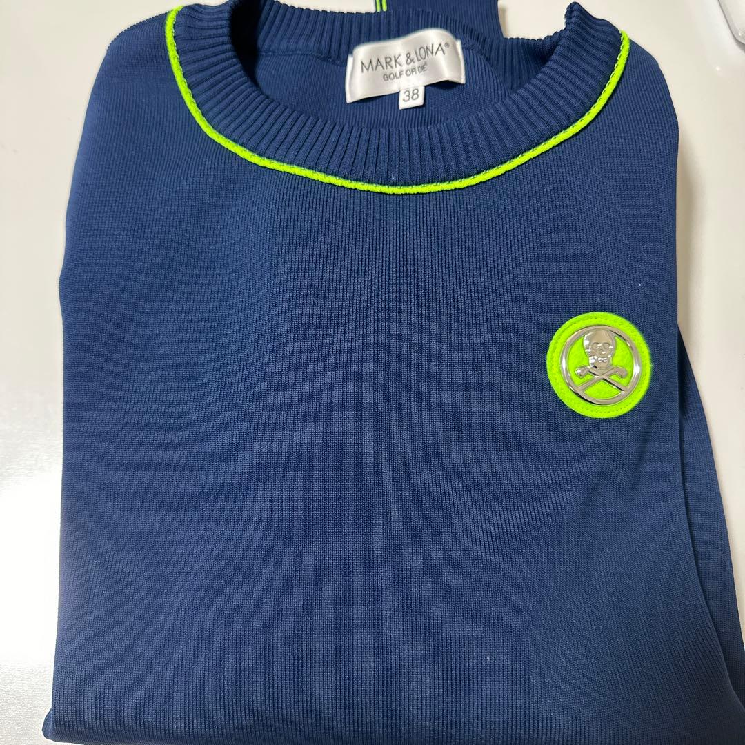 MARK & LONA ゴルフ セーター 38 ネイビー