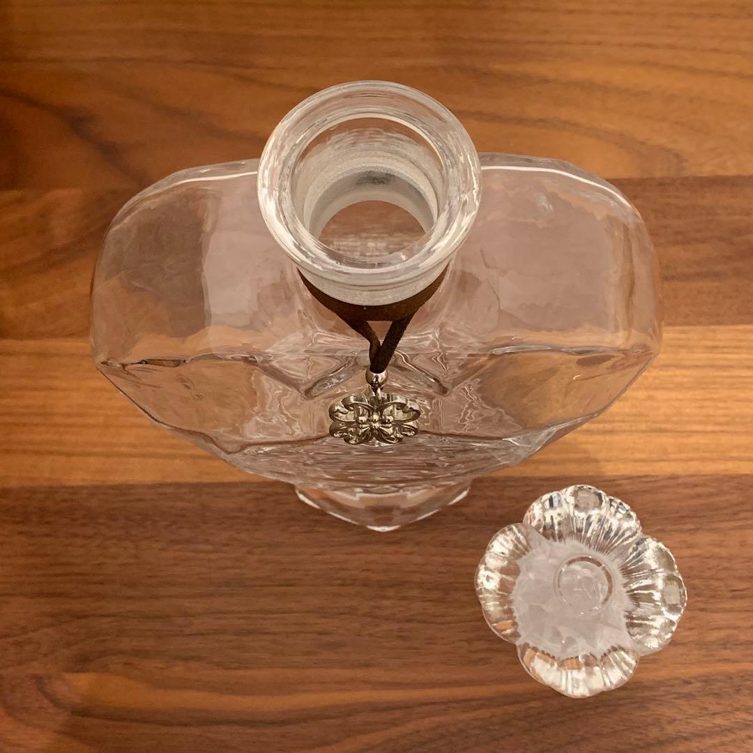 ⭐️シェイプハート⭐️クリスタル⭐️500mlサイズ⭐️送料無料⭐️空ボトル⭐️空瓶⭐️レア⭐️