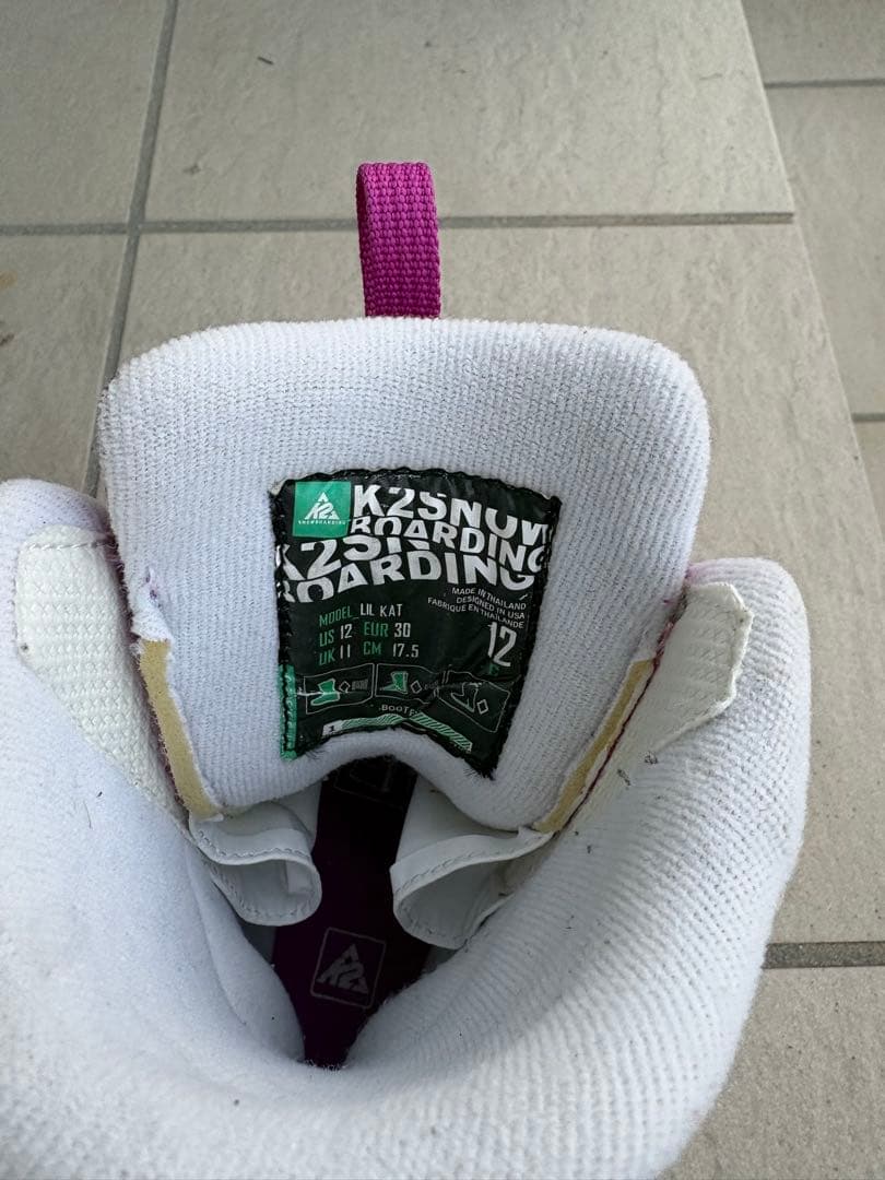 K2 スノーボード 90cm 3点セット キッズ ジュニア ブーツ17.5