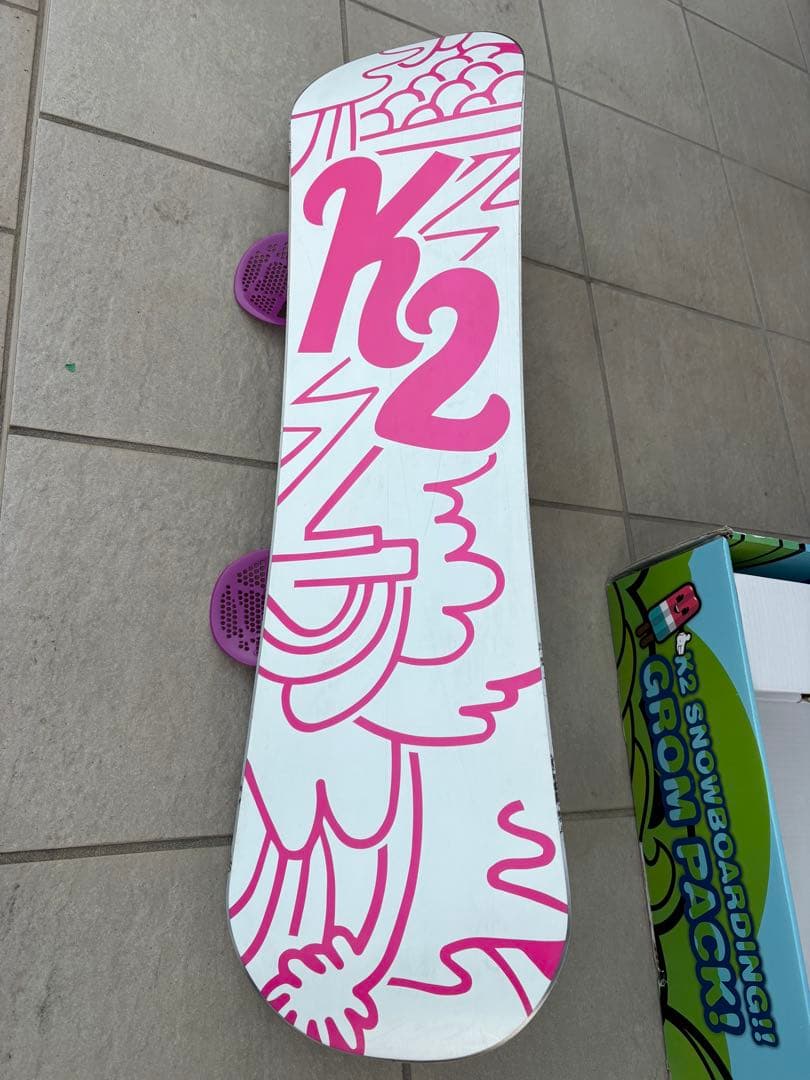 K2 スノーボード 90cm 3点セット キッズ ジュニア ブーツ17.5