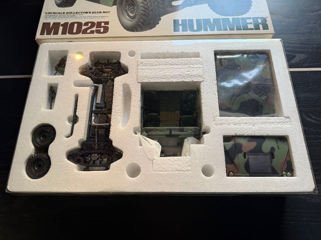 タミヤ M1025 ハマー 1/20 ダイキャスト 半完成品 コレクターズクラブ