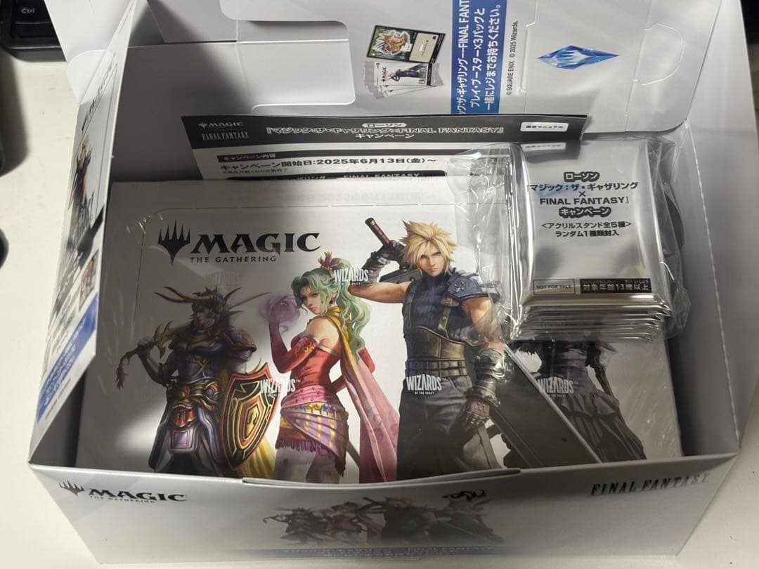 じ*ぷ様 MtG ff ローソン アクリルスタンド10個セット1BOX 未開封