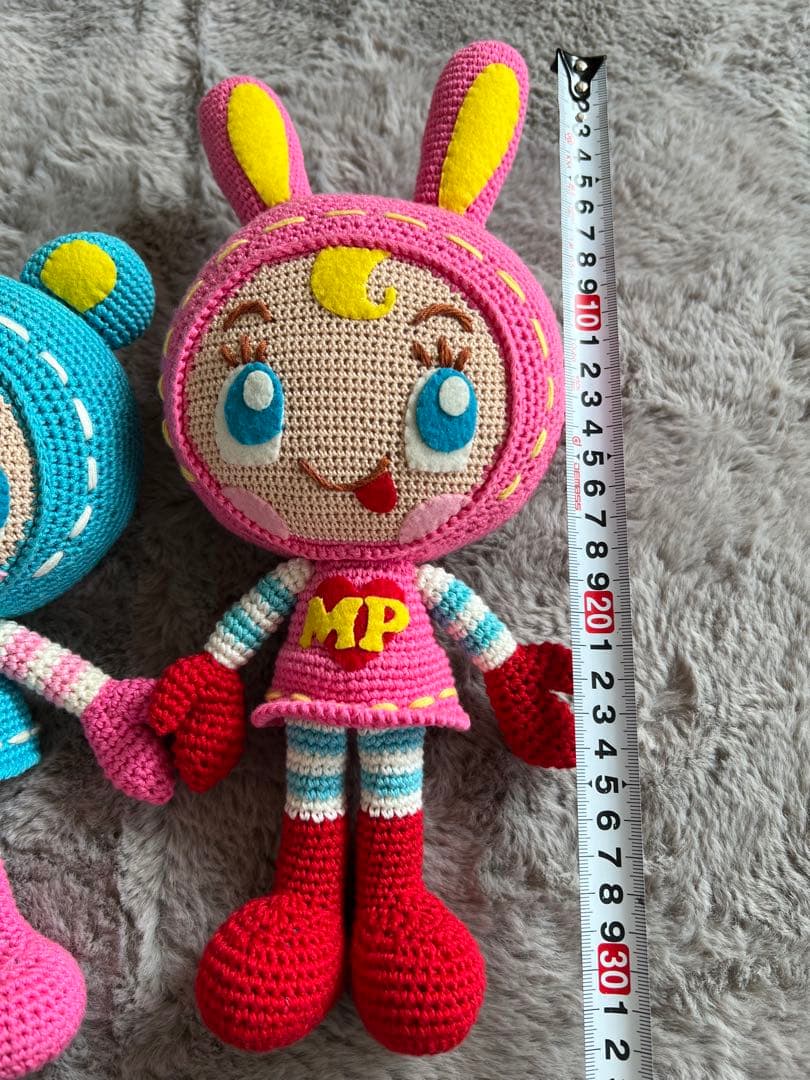 2体セットになります。平成レトロ　メゾピアノ　ベリエちゃん　編みぐるみ