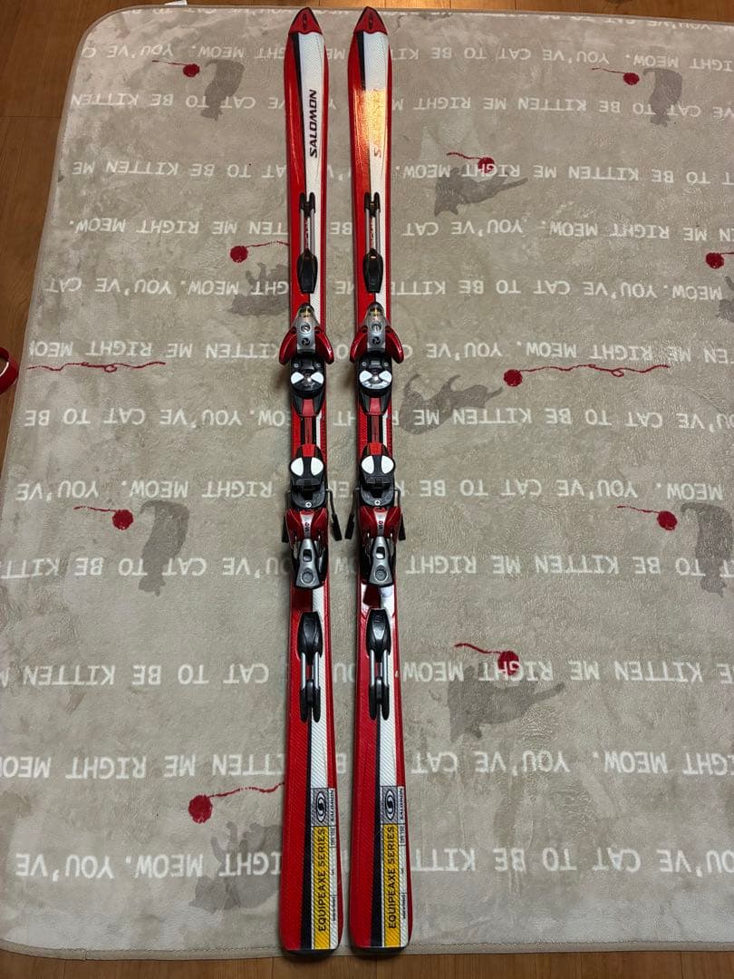 183cm フランス製 SALOMON サロモン スキー板 ビンディングセット