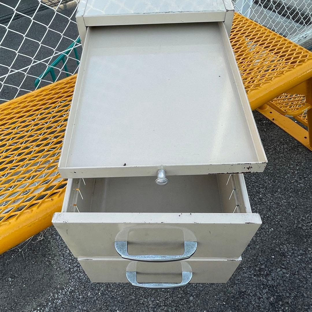 ※期間限定値下げ※スチール製キャビネット昭和レトロ工具ボックスツールケース②