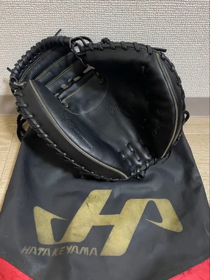 《超良型》ハタケヤマ　硬式用グローブ 捕手用
