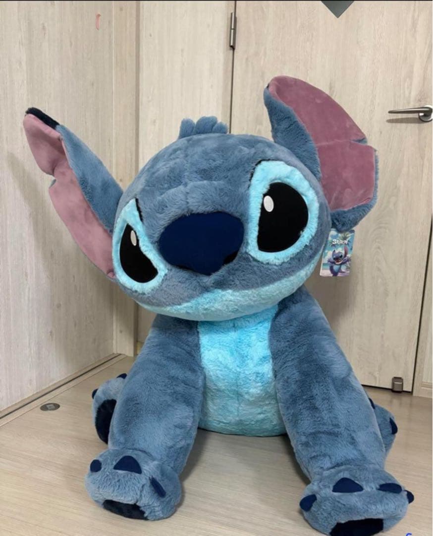 24時間以内発送 新品タグ付き スティッチ 特大ぬいぐるみ ブランケット入り