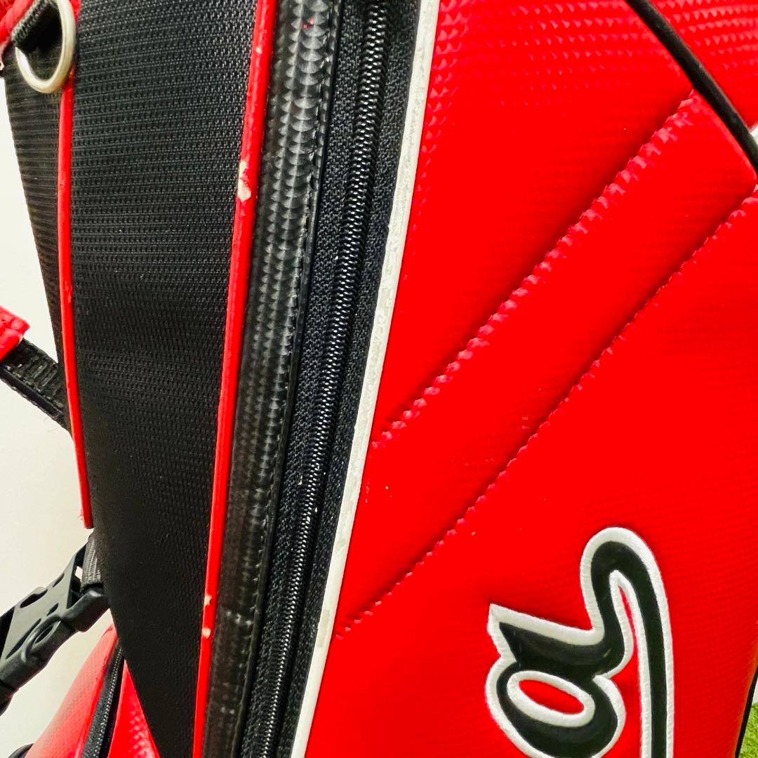 Puma 赤 キャディバッグ ゴルフ プーマ