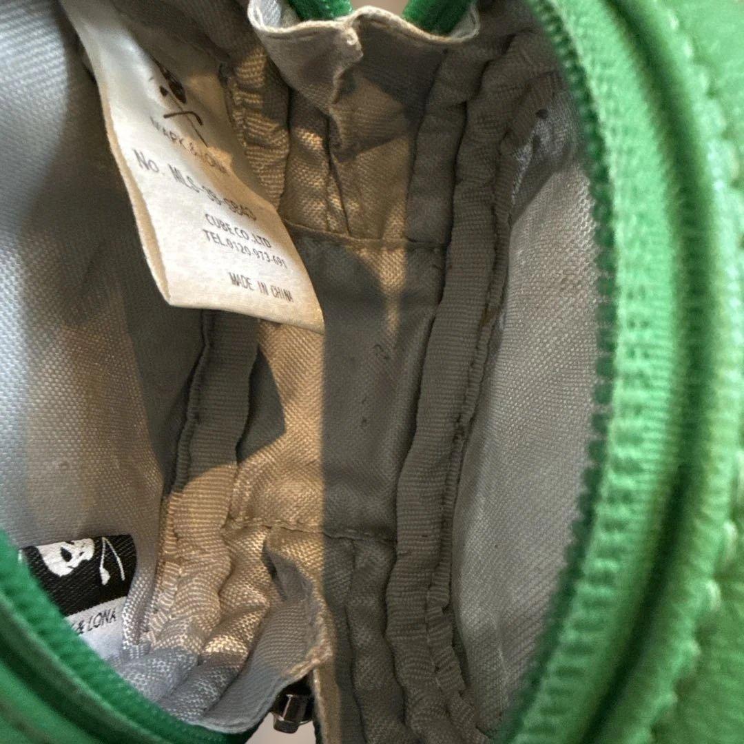 MARK & LONA ゴルフポーチ グリーン　ボールポーチ