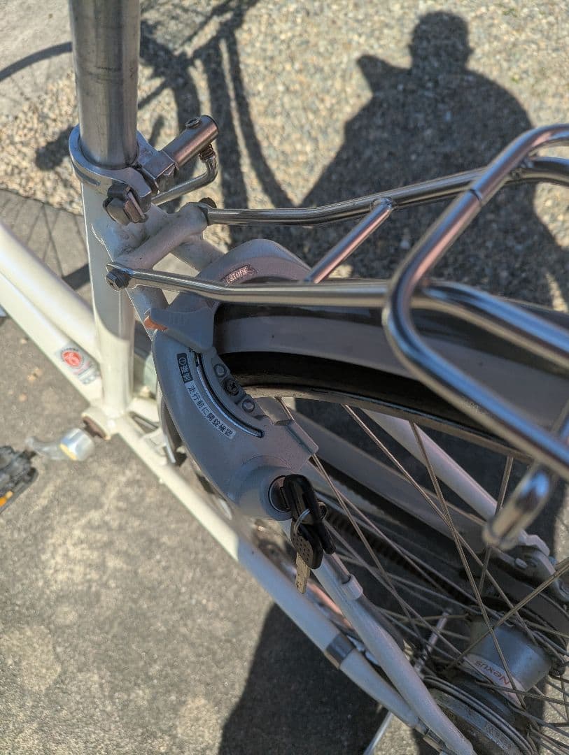 ★引き取りのみ★ブリヂストン　アルベルト内装５段・L型・27型 白