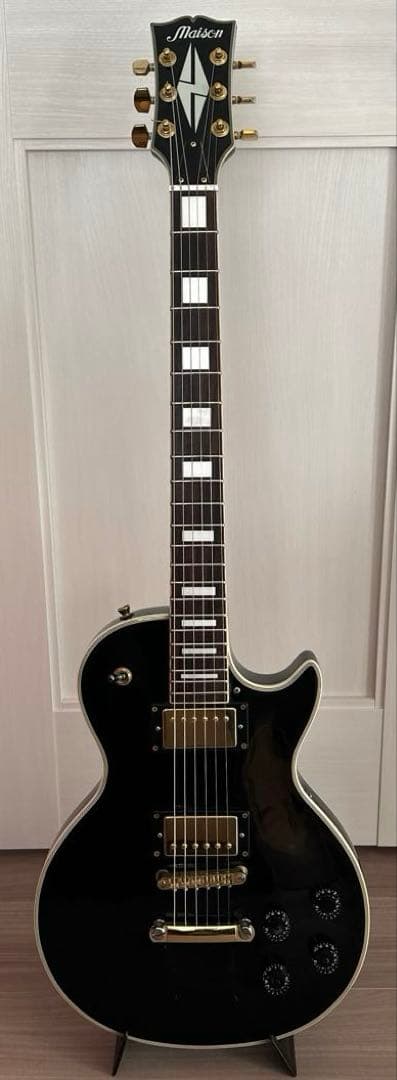 (中古)エレキギター Maison レスポールタイプ ブラック