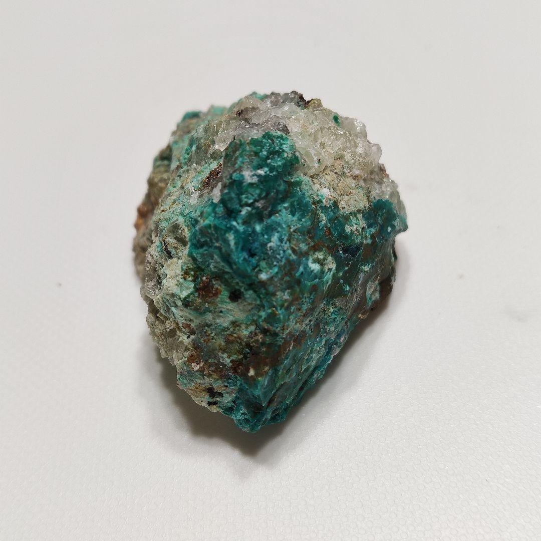 パワーストーン　天然石　クリソコラ　珪孔雀石　原石　37 g　No.55