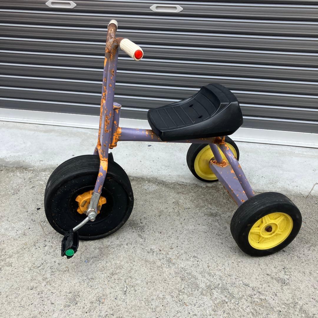 USA雑貨 ヴィンテージ モンスタートライク デカタイヤ 三輪車 キックボード