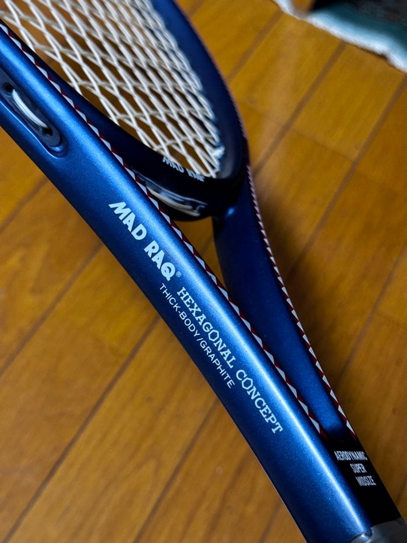 ラケット(硬式用) MAD RAQ HEXAGONAL CONCEPT 4 1/2\" L4