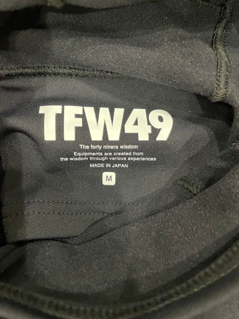 TFW49 LS BRUSHED HOODIE BK×NV サイズM