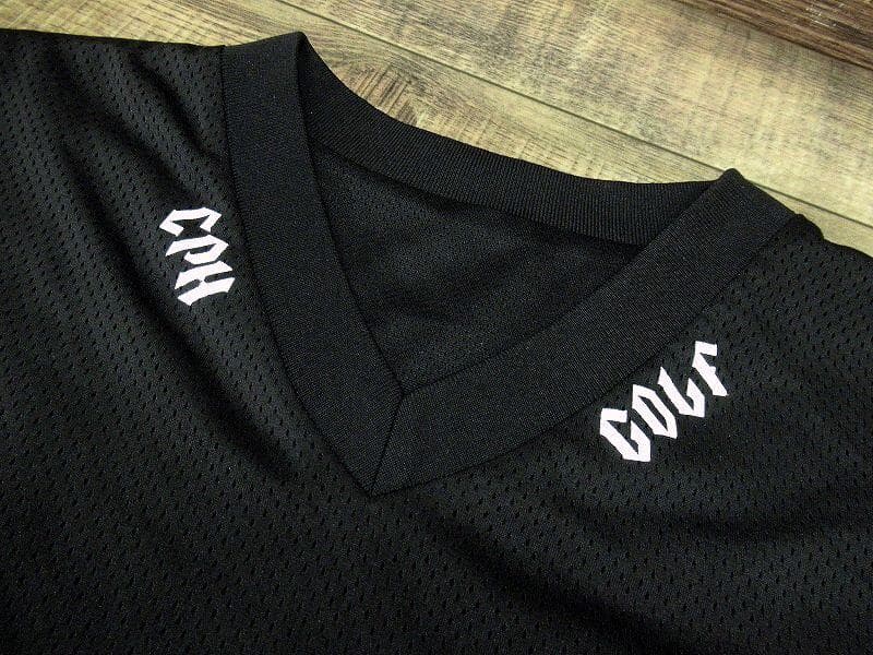 XL 24AW キャプテンズヘルム ゴルフ ダブルメッシュ 長袖 Tシャツ 黒