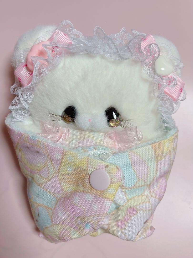 作家 羊毛フェルト テディベア ハンドメンドぬいぐるみ pream サンリオ