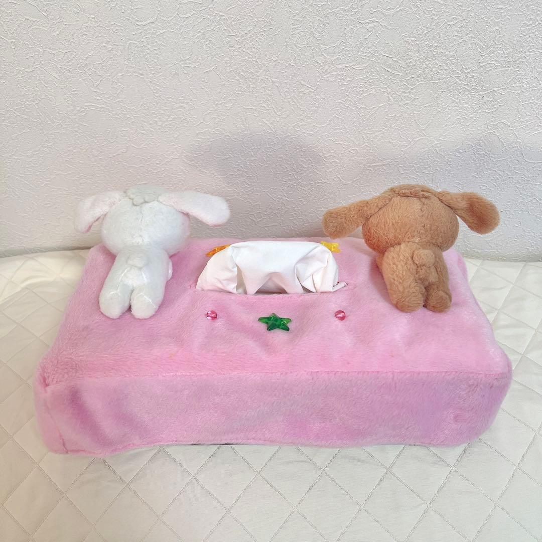 2009年 当時物 シュガーバニーズ ぬいぐるみ マスコット ティッシュカバー