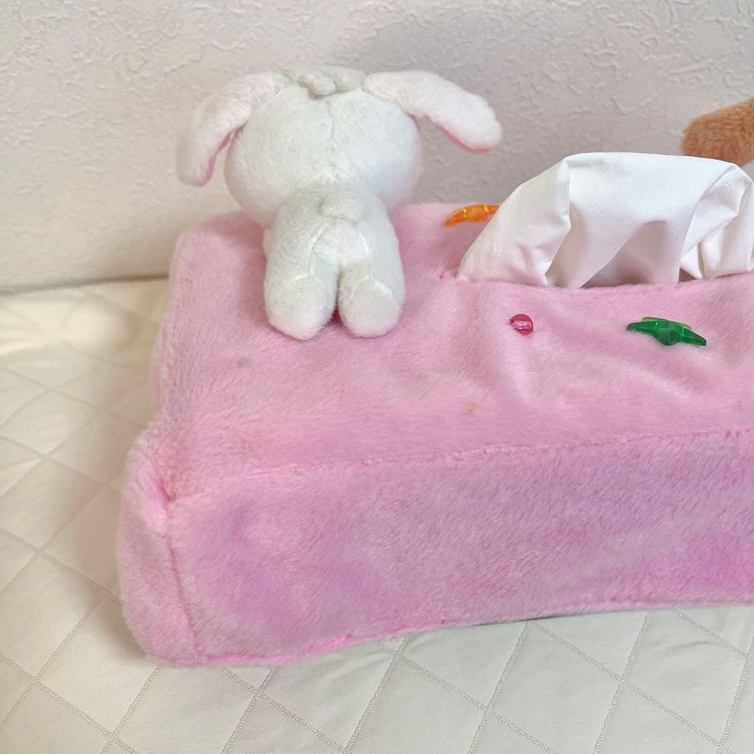 2009年 当時物 シュガーバニーズ ぬいぐるみ マスコット ティッシュカバー