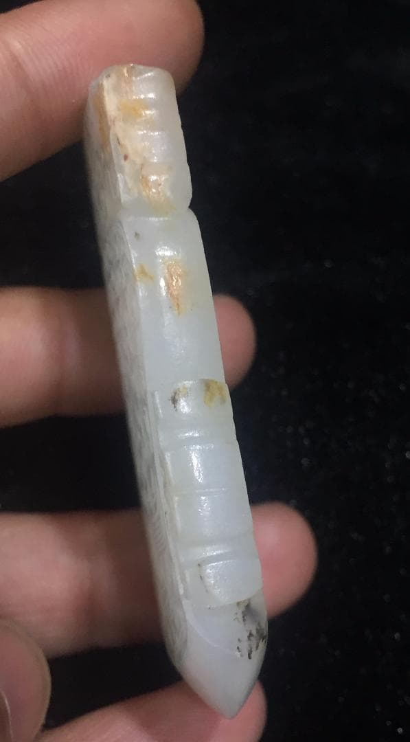 漢代 玉斧佩装身具 古玉和田玉 中国美術 骨董收藏 ペンダント