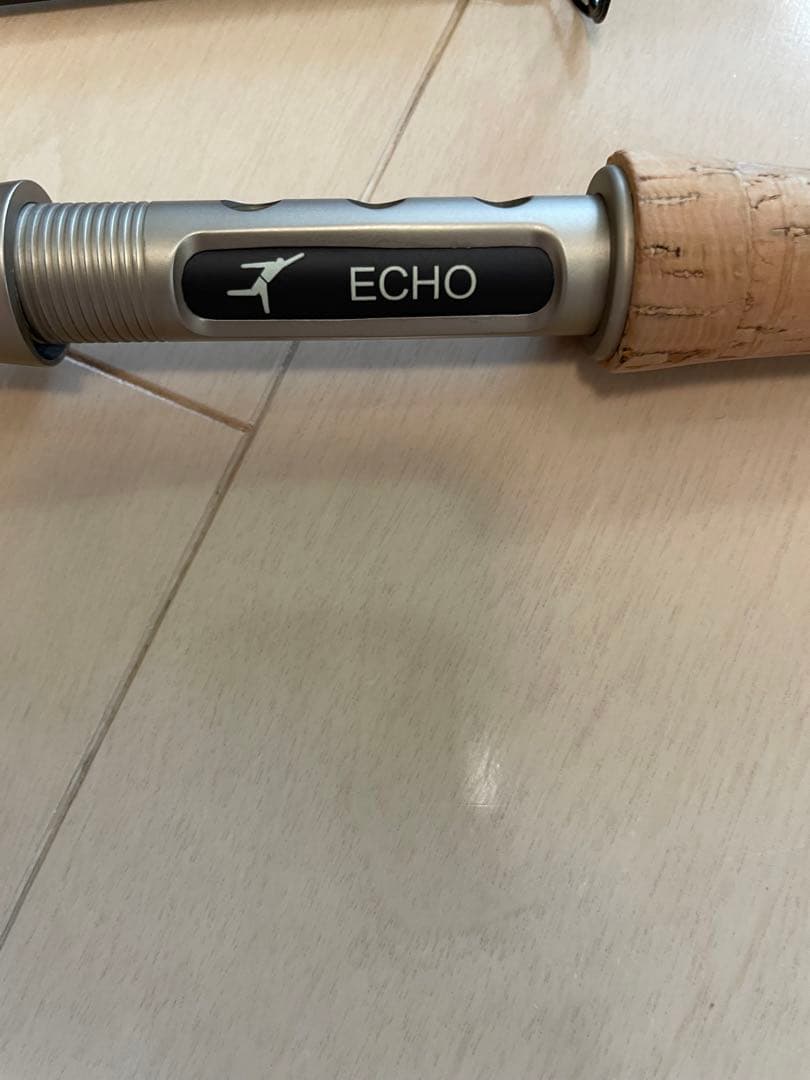 フライロッド ECHO CARBON 376-4 リール付き