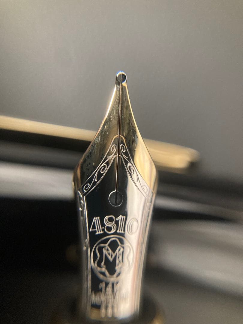 モンブラン　マイスターシュティック　極美品4810黒 14k 万年筆