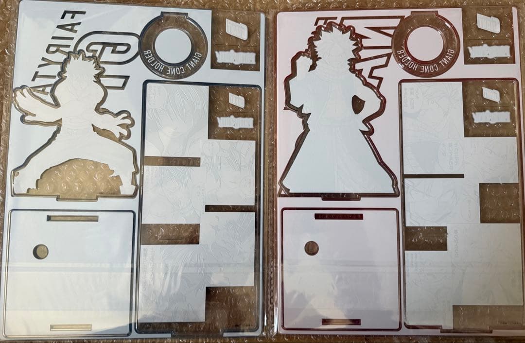 ジャイアントコーン　フェアリーテイル　アクリルスタンドセット 3体　ナツ他　当選