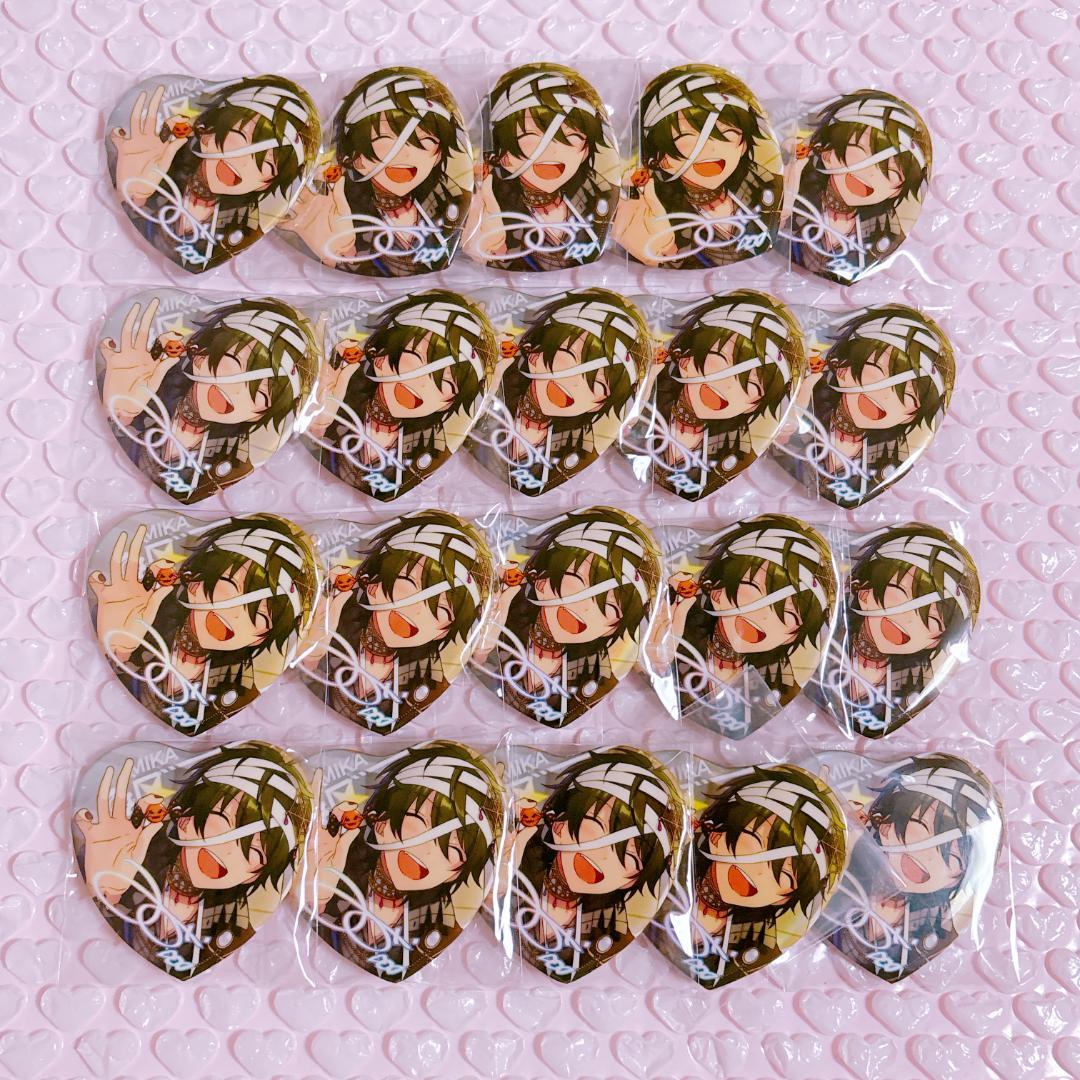 影片みか あんスタ 缶バッジ ハート 願望 みか