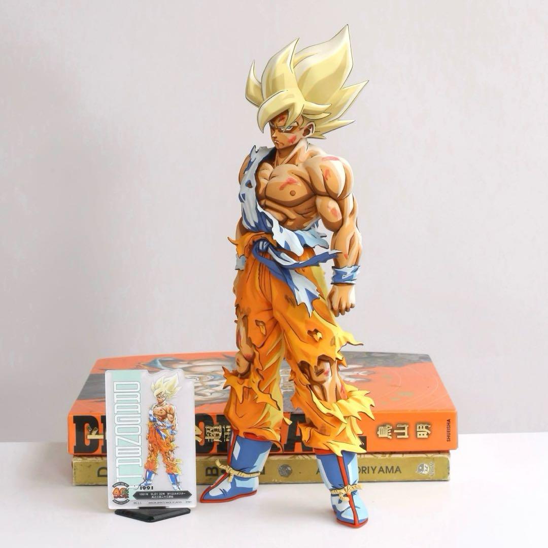 ドラゴンボールSMSP サイズ 伝説の超サイヤ人 孫悟空 リペイント 二次元彩色