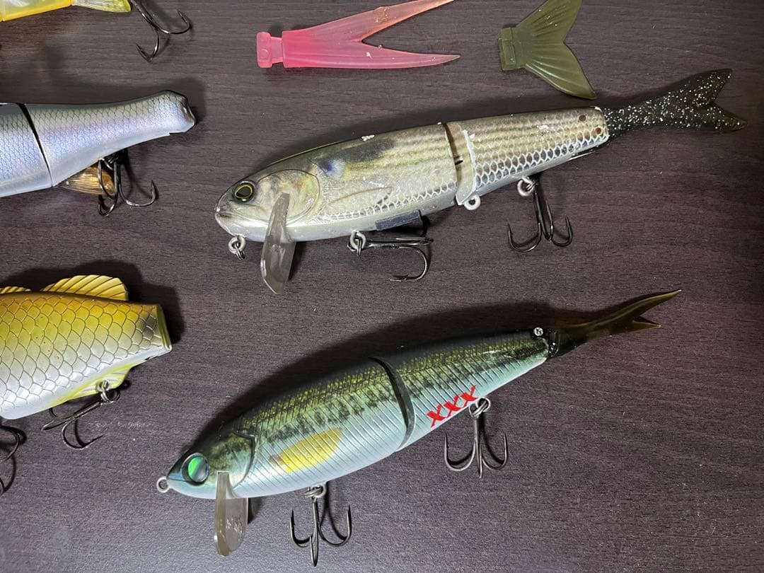 ビッグベイトルアー 6点セット　ダウズスイマー180他　中古