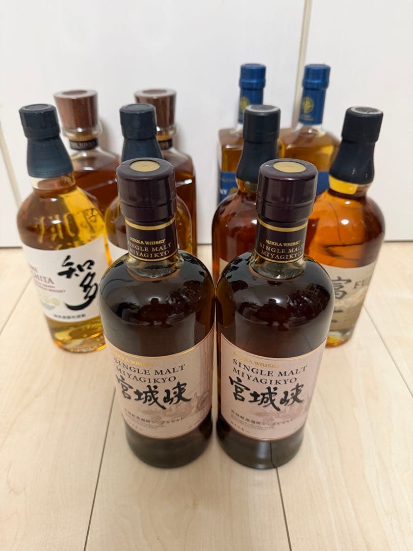 新品 ウイスキーセット 700ml x 10本 大変お得な価格