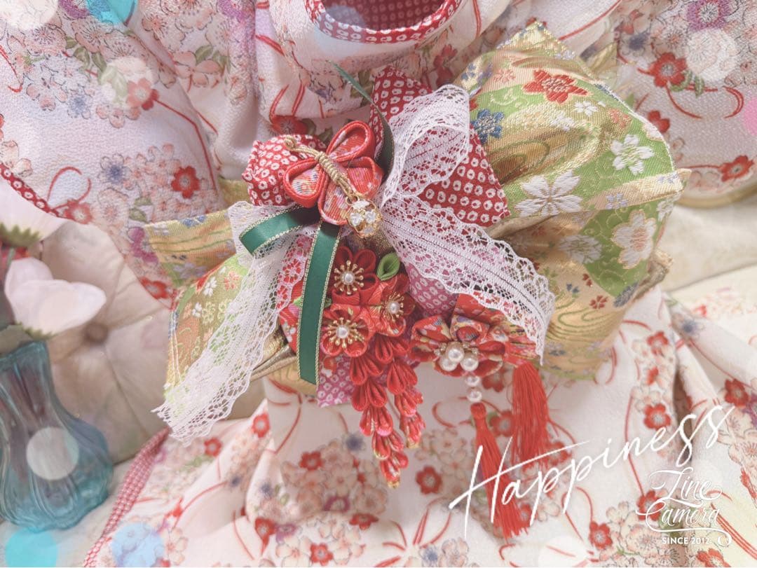 B420.pon2pan2☆オーダー☆犬お着物☆犬お引き摺りお着物