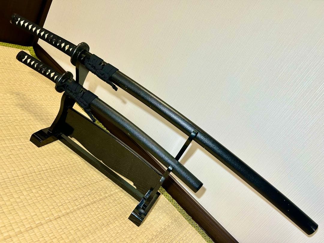 【夜桜様】模造刀 太刀 脇差し 2本セット！　※バラ売り不可