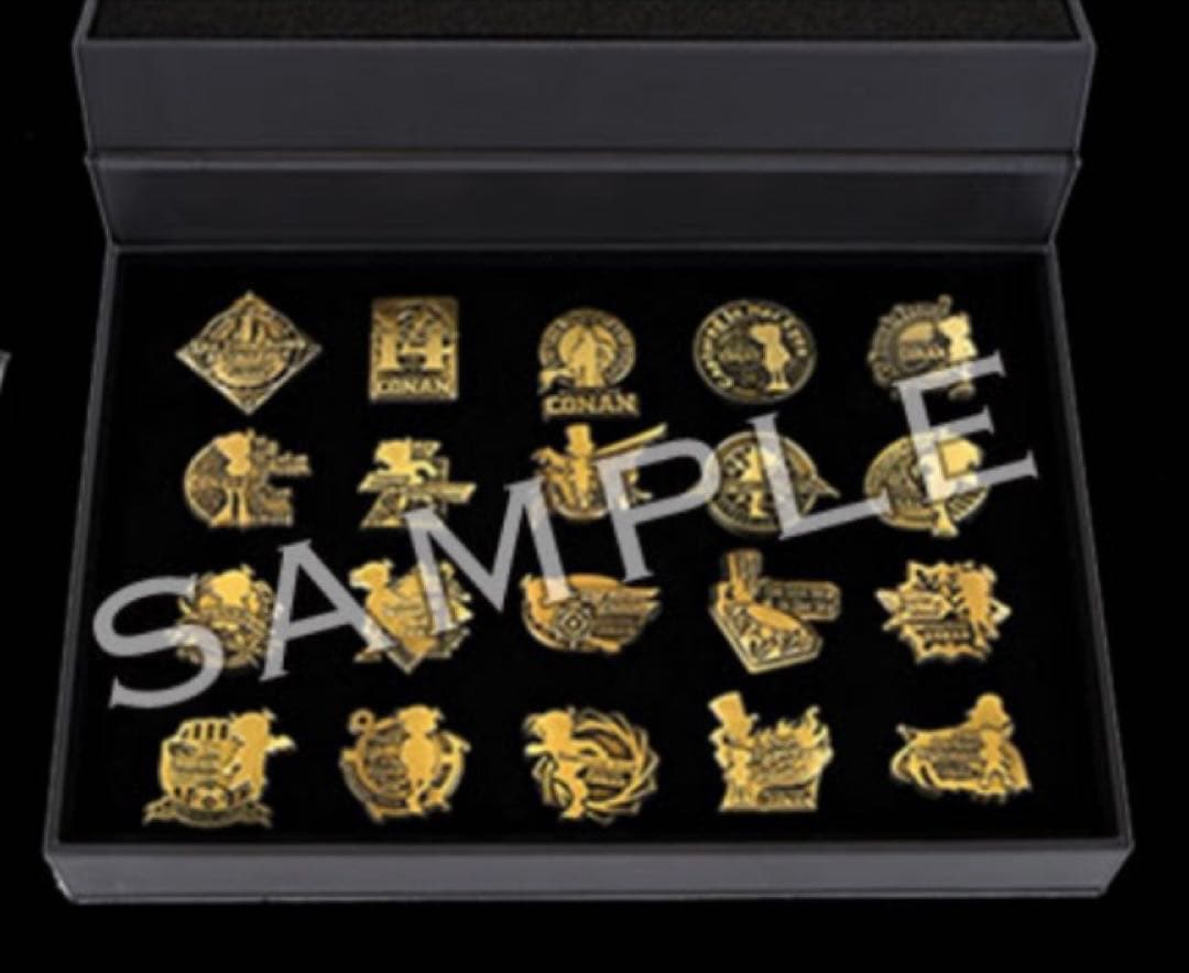 劇場版名探偵コナン　20周年記念Blu-rayBOX 　ムービーマークピンバッジ