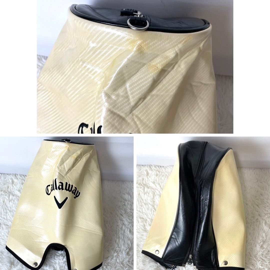 【格安出品】Callaway ゴルフ キャディバッグ アイボリー ビッグロゴ