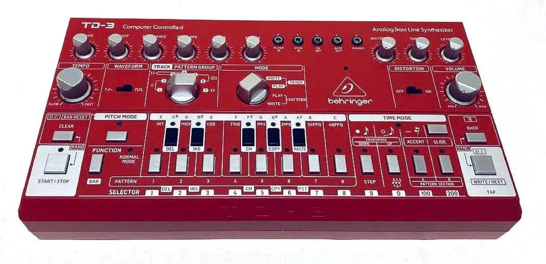 【新品同等】Behringer TD-3-RDアナログベースシンセサイザー