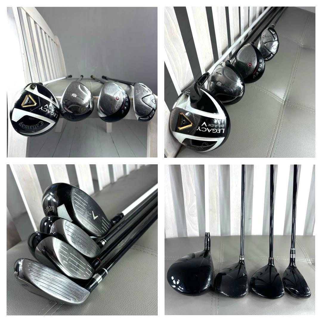 本格派 メンズゴルフクラブ 11本 フルセット パーリーゲイツ　キャディバッグ