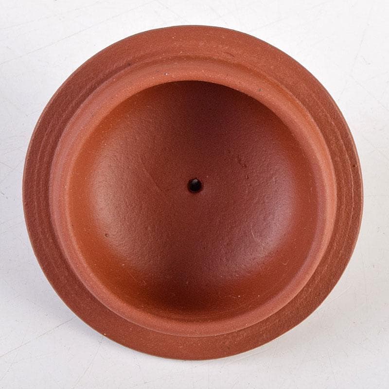 中国　中国宣興銘　紫砂　朱泥　急須　茶壷　V　R9268