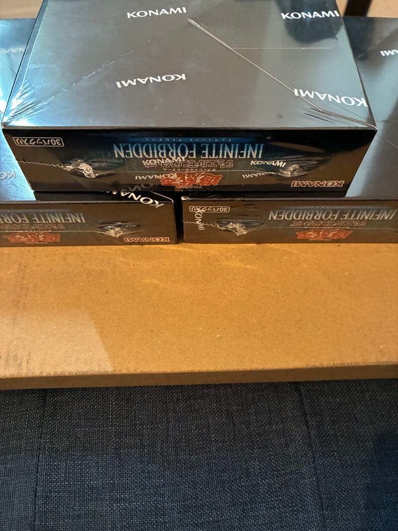 遊戯王OCG INFINITE FORBIDDEN シュリンク付き3ボックス