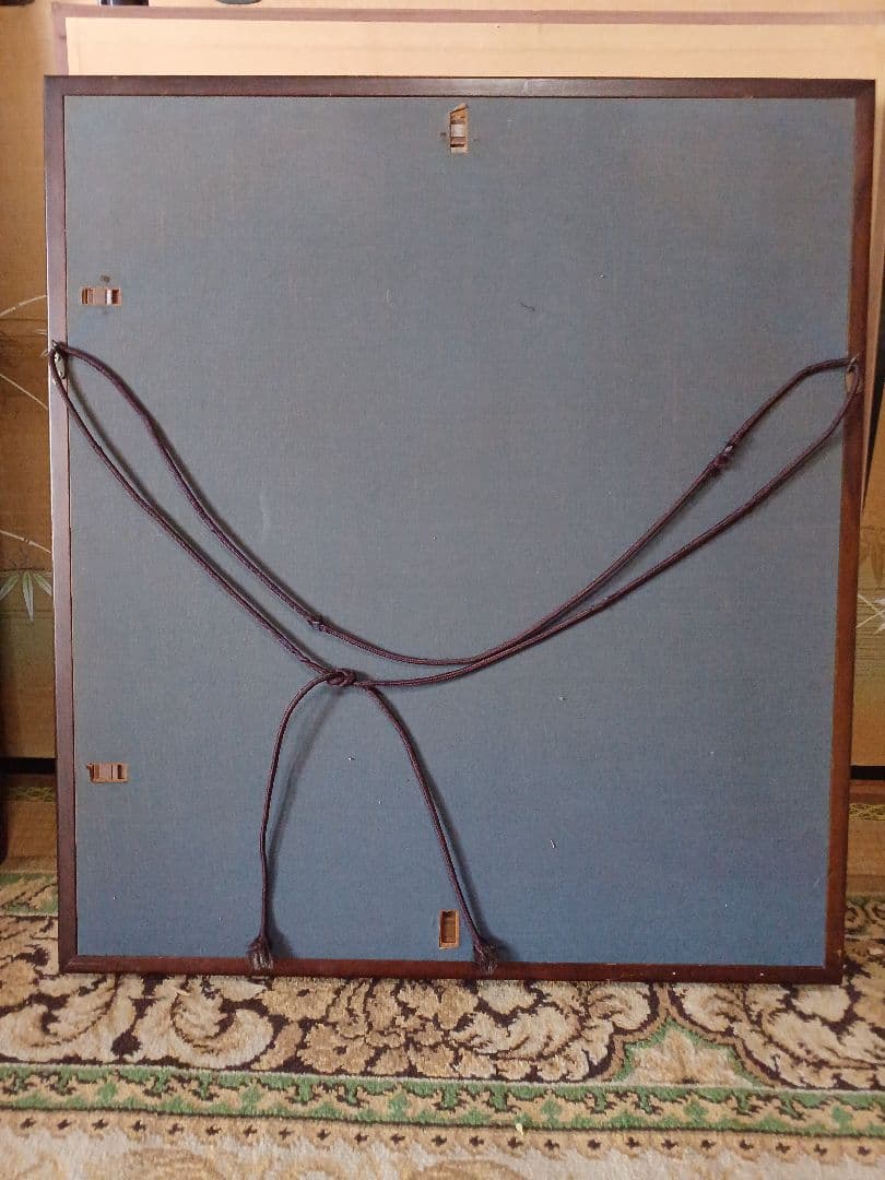 ◆　柳川新太郎 　「美人」 日本画　F10号　二科展 　名古屋　◆