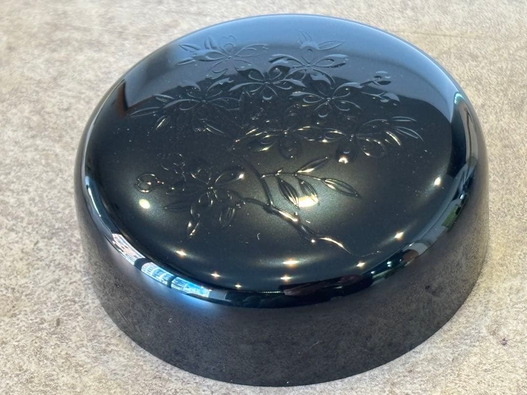 茶道具 夜桜棗 漆匠 山下甫斎 桜棗 桜 棗 共箱