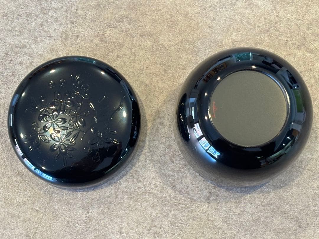 茶道具 夜桜棗 漆匠 山下甫斎 桜棗 桜 棗 共箱