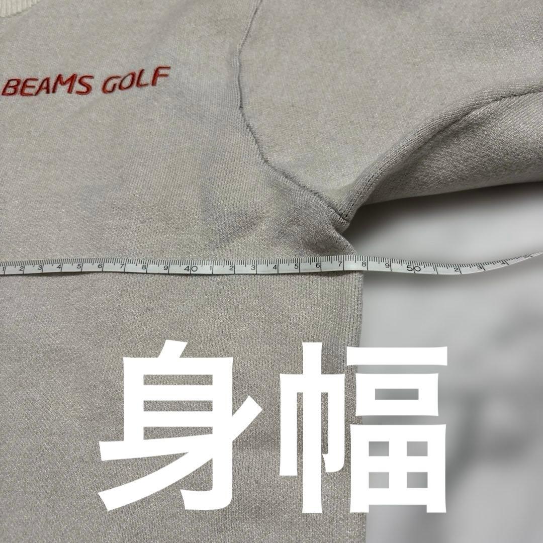 BEAMS GOLF ニット メンズ Sサイズ ベージュ アイボリー ブラック