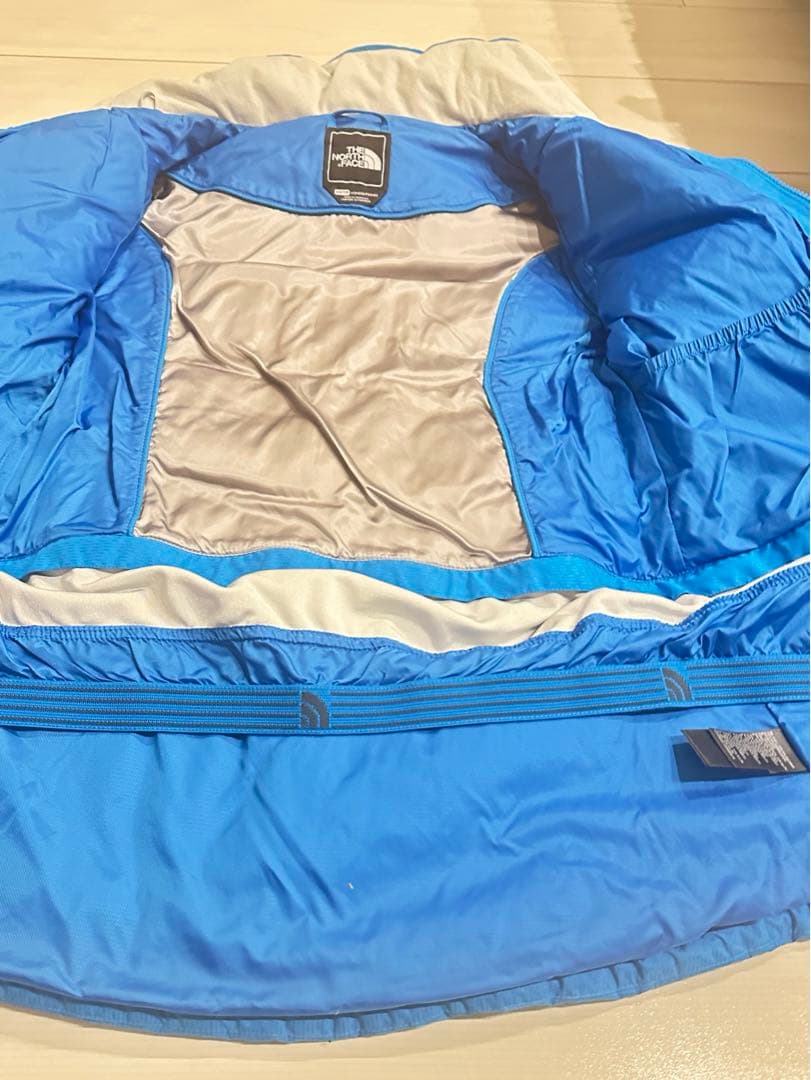 ザノースフェイスTHENORTHFACEダウンサイズXS/TP カラー水色　美品