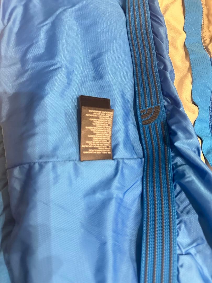 ザノースフェイスTHENORTHFACEダウンサイズXS/TP カラー水色　美品