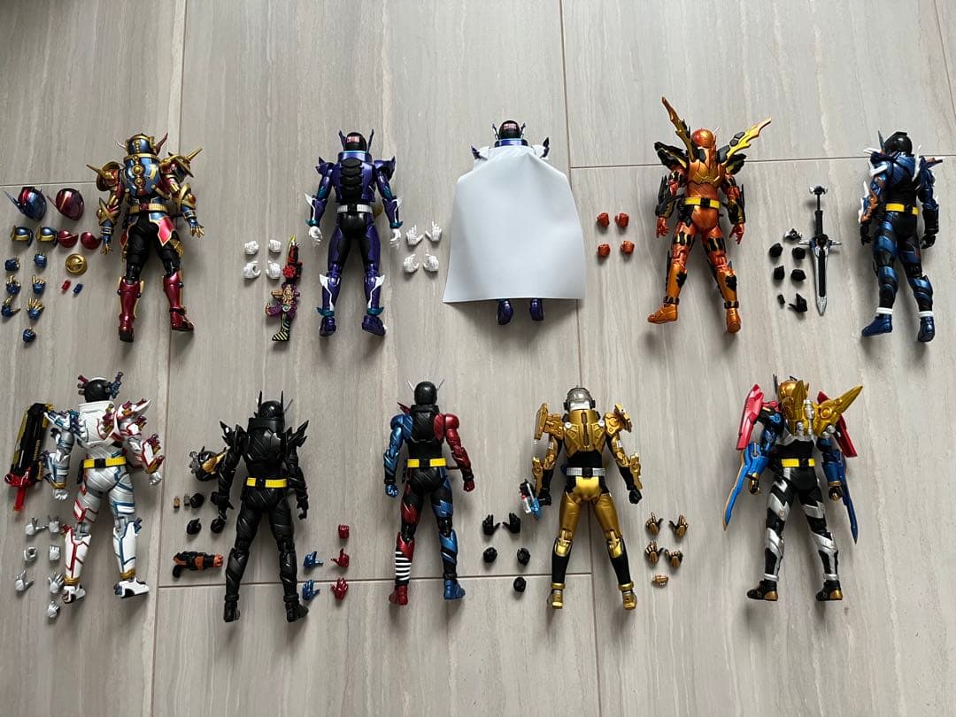 s.h.figuarts 仮面ライダービルド　10体セット