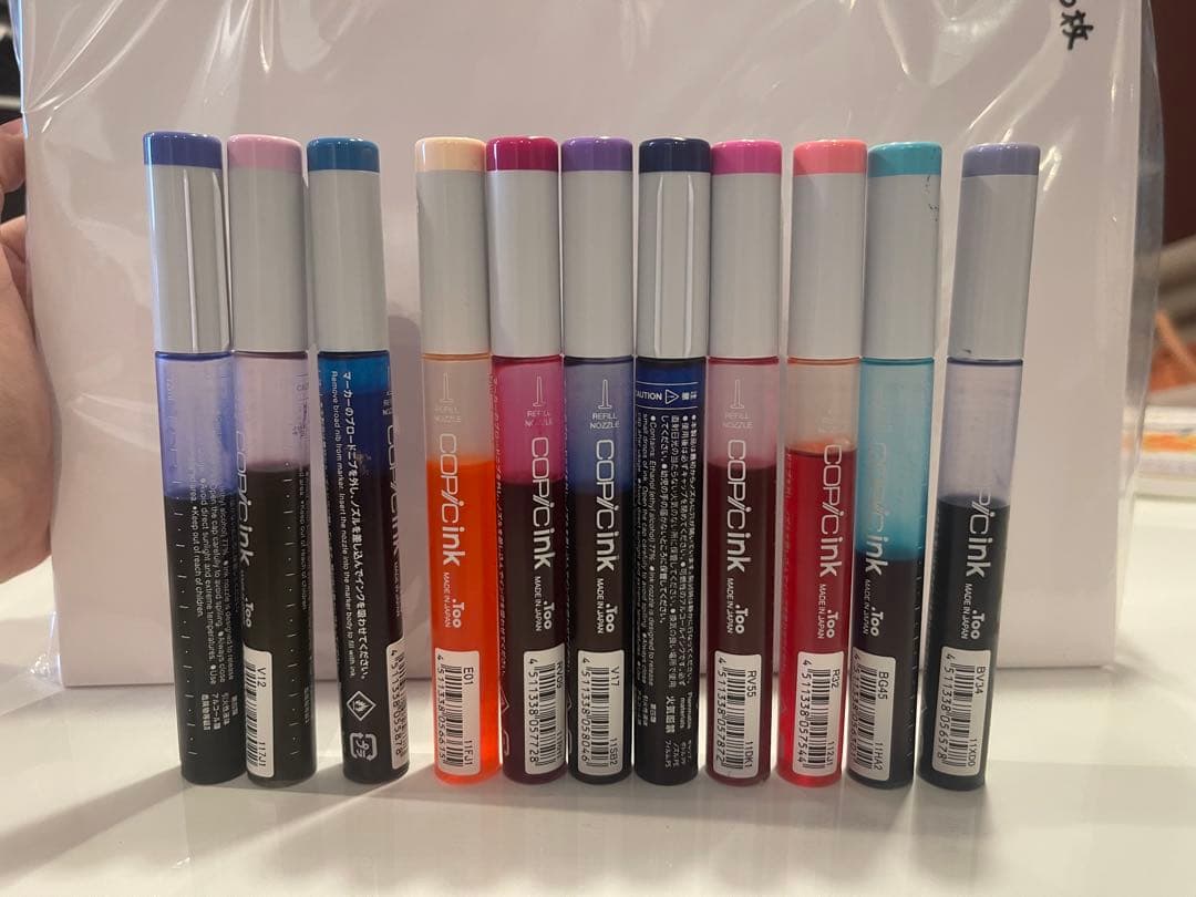 アルコールインクアートセット　コピックインク